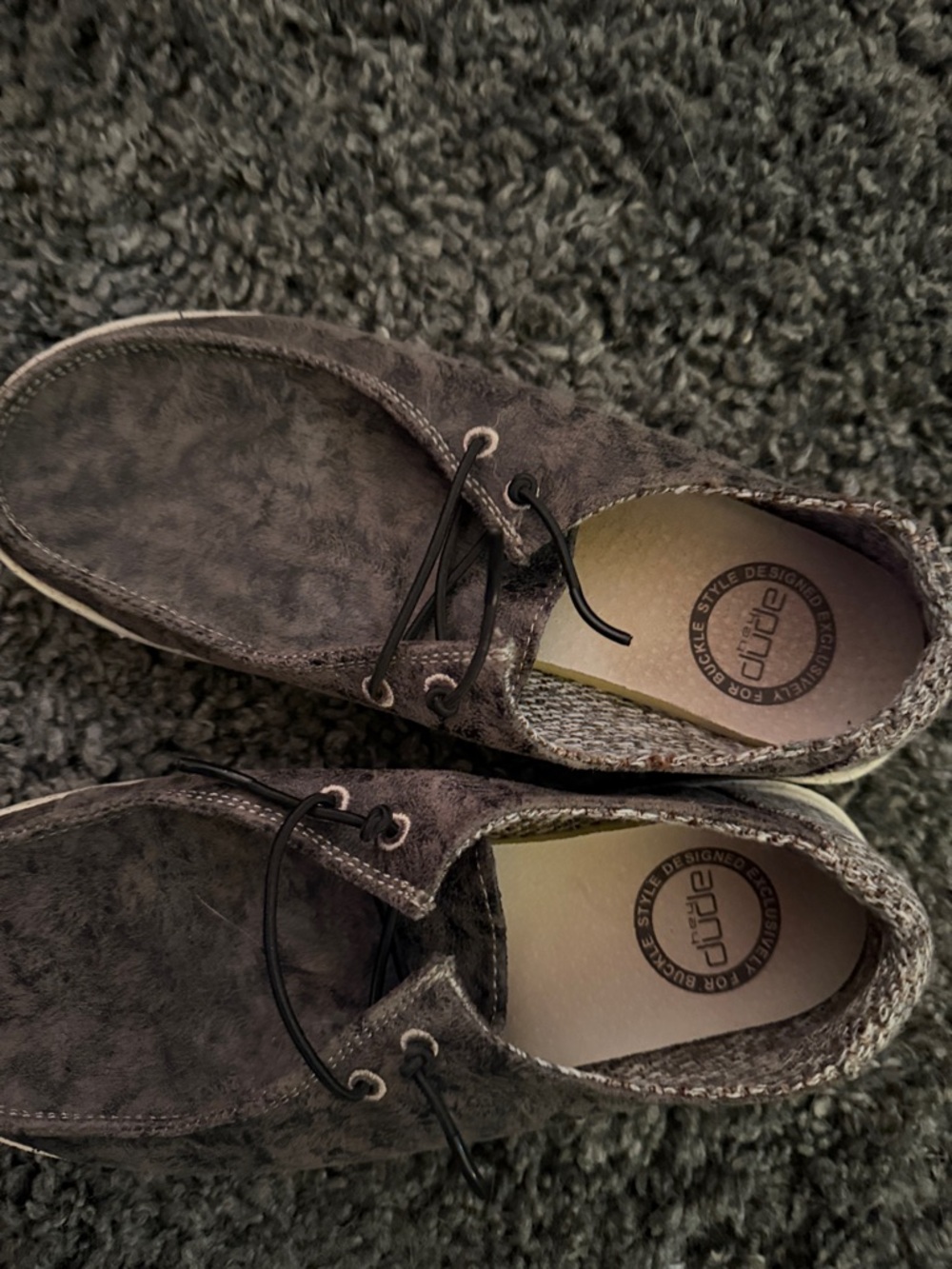 Hey Dude Women's Suede Boat Shoes